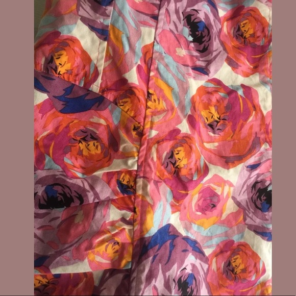 Nanette Lepore Gorgeous Floral Dress Size 8 ruched - Picture 6 of 8